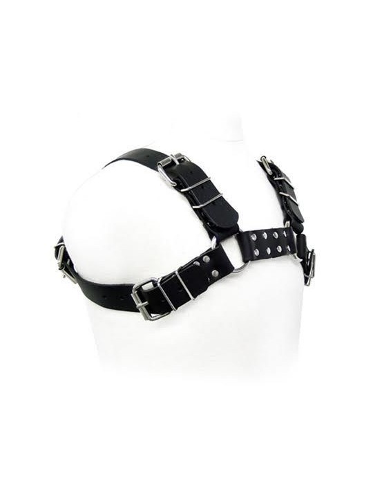 Leather Body Black Bull Dog Harness - Comprar Lencería fetish Leather Body - Lencería fetish (1)