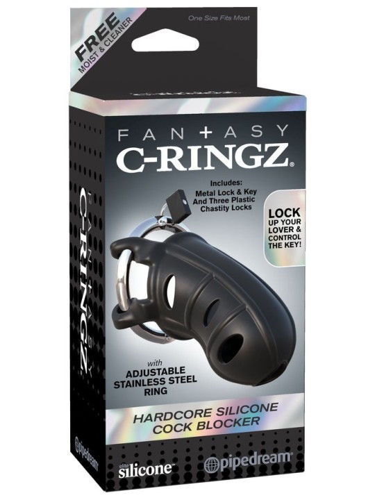 Fantasy C-Ringz Extreme Jaula Pene Silicona - Comprar Castidad masculina Fantasy C-Ringz - Castidad masculina (4)