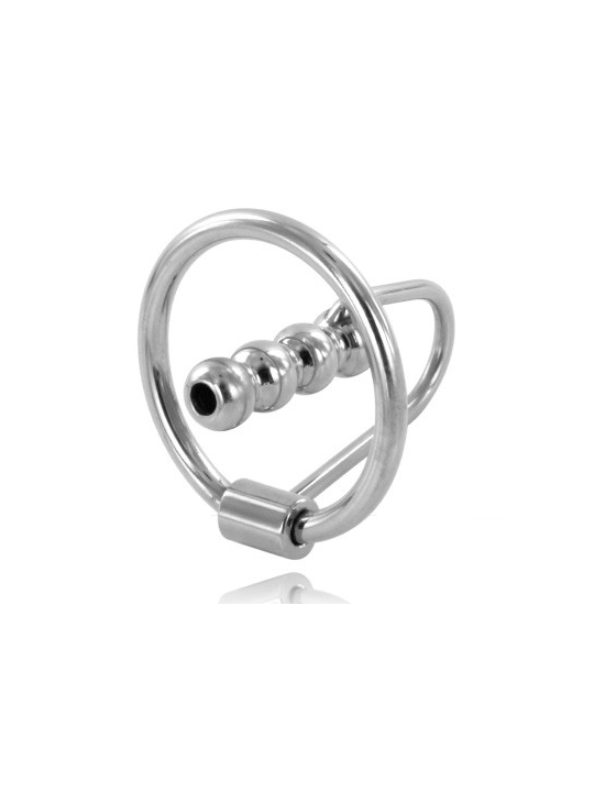 Metalhard Anillo Glande Con Plug Uretral - Comprar Castidad masculina Metal Hard - Castidad masculina (1)