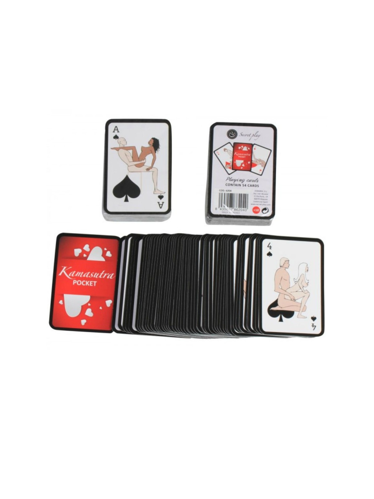 Secretplay Cartas Kamasutra Mini Bolsillo - Comprar Cartas sexuales Femarvi - Cartas sexuales (1)