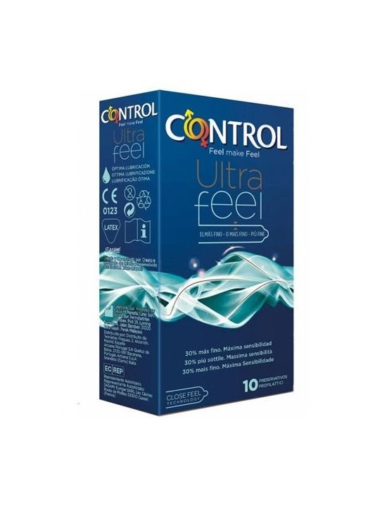 Control Adapta Finissimo Ultrafeel 10 uds - Comprar Condones extra finos Control - Preservativos extra finos (1)