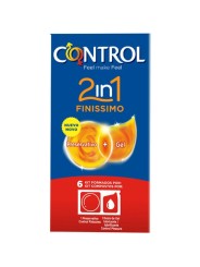 Control Duo Finisimo & Lubricante 6 uds - Comprar Condones extra finos Control - Preservativos extra finos (2)