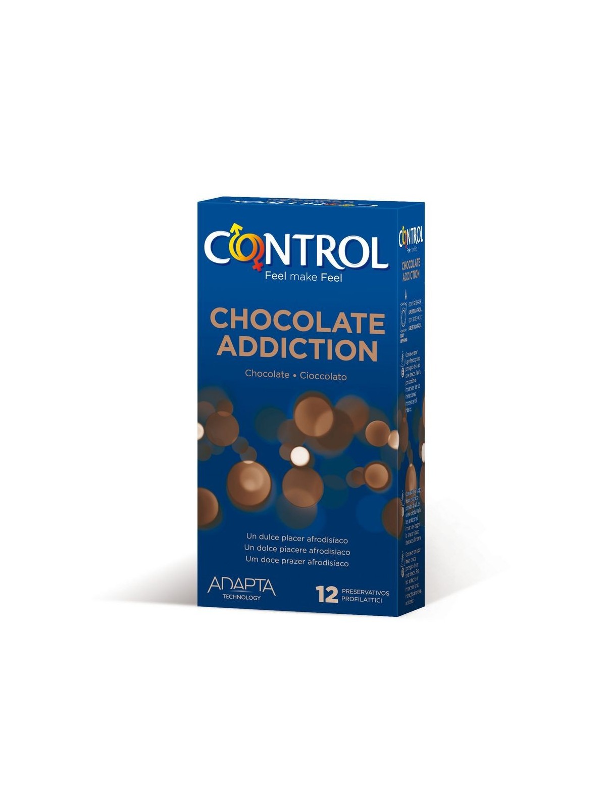 Control Chocolate 12 uds - Comprar Condones de sabor Control - Preservativos de sabores (1)