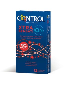 Control Xtra Dots 12 uds - Comprar Condones textura Control - Preservativos texturizados (1)