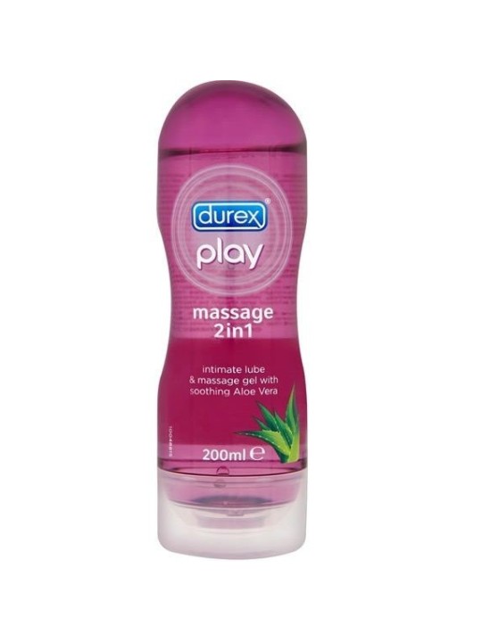 Durex 2 En 1 Masaje Aloe Vera - Comprar Crema masaje sexual Durex - Lubricantes base agua (1)