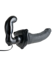 Fetish Fantasy Series Deluxe Arnés Vibrador Penetris Negro - Comprar Arnés doble sexual Fetish Fantasy - Arneses sexuales (1)