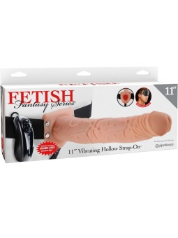 Fetish Fantasy Series Arnés Vibrador Con Testículos Hueco Man 27.9 cm Natural - Comprar Arnés hueco sexual Fetish Fantasy - Arne