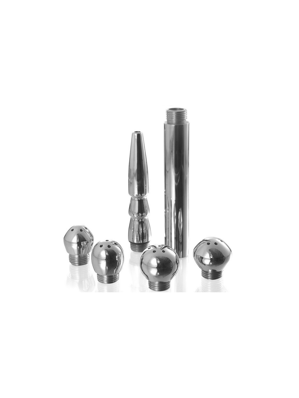 Metalhard Set Limpieza Vaginal & Anal 5 Pcs - Comprar Ducha anal y vaginal Metal Hard - Ducha anal & vaginal (1)