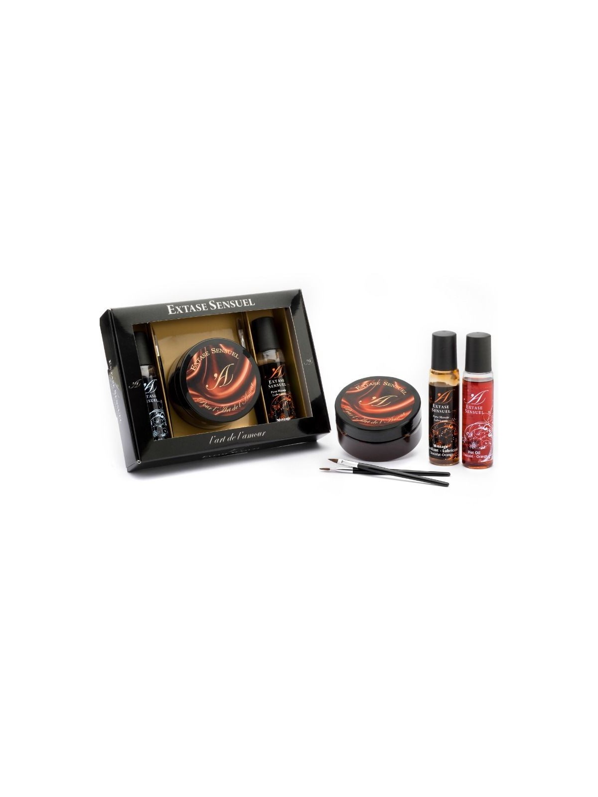 Extase Sensual Kit Coffret Chocolat Afrodisiac - Comprar Kit masaje erótico Extase Sensuel - Kits de masaje erótico (1)