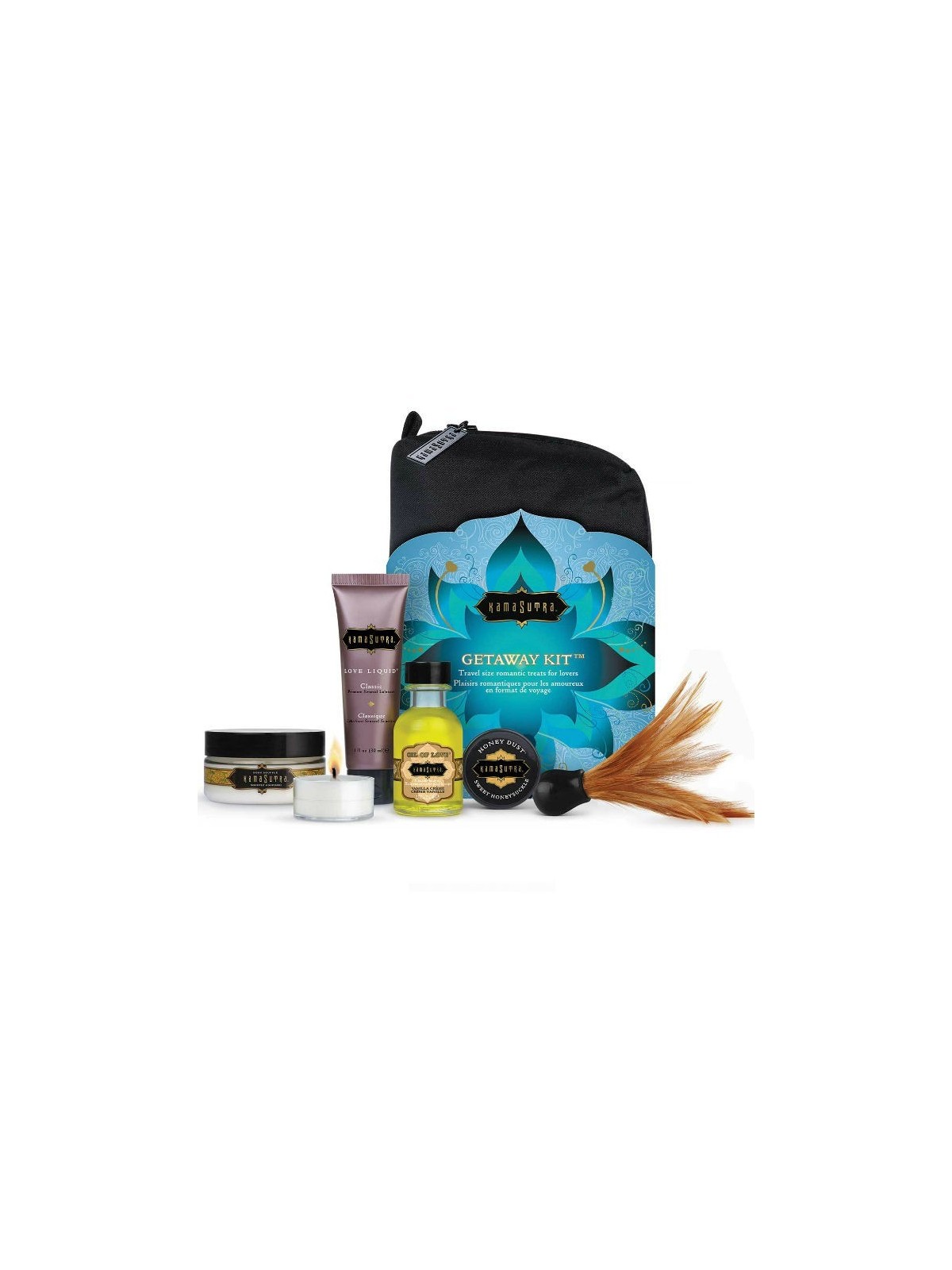 Kamasutra Romántico & Lujoso Kit En Tamaño Viaje - Comprar Kit masaje erótico Kamasutra - Kits de masaje erótico (1)