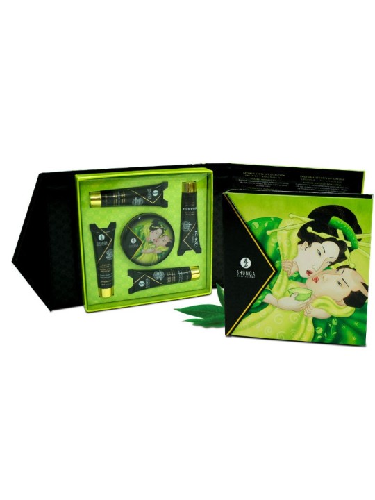 Geisha Secret Kit Exotic Té Verde - Comprar Kit masaje erótico Shunga - Kits de masaje erótico (2)