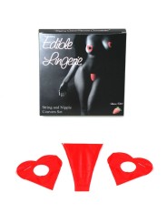 Secretplay Tanga & Cubre Pezones Comestibles - Comprar Lencería comestible Secretplay - Lencería erótica comestible (1)