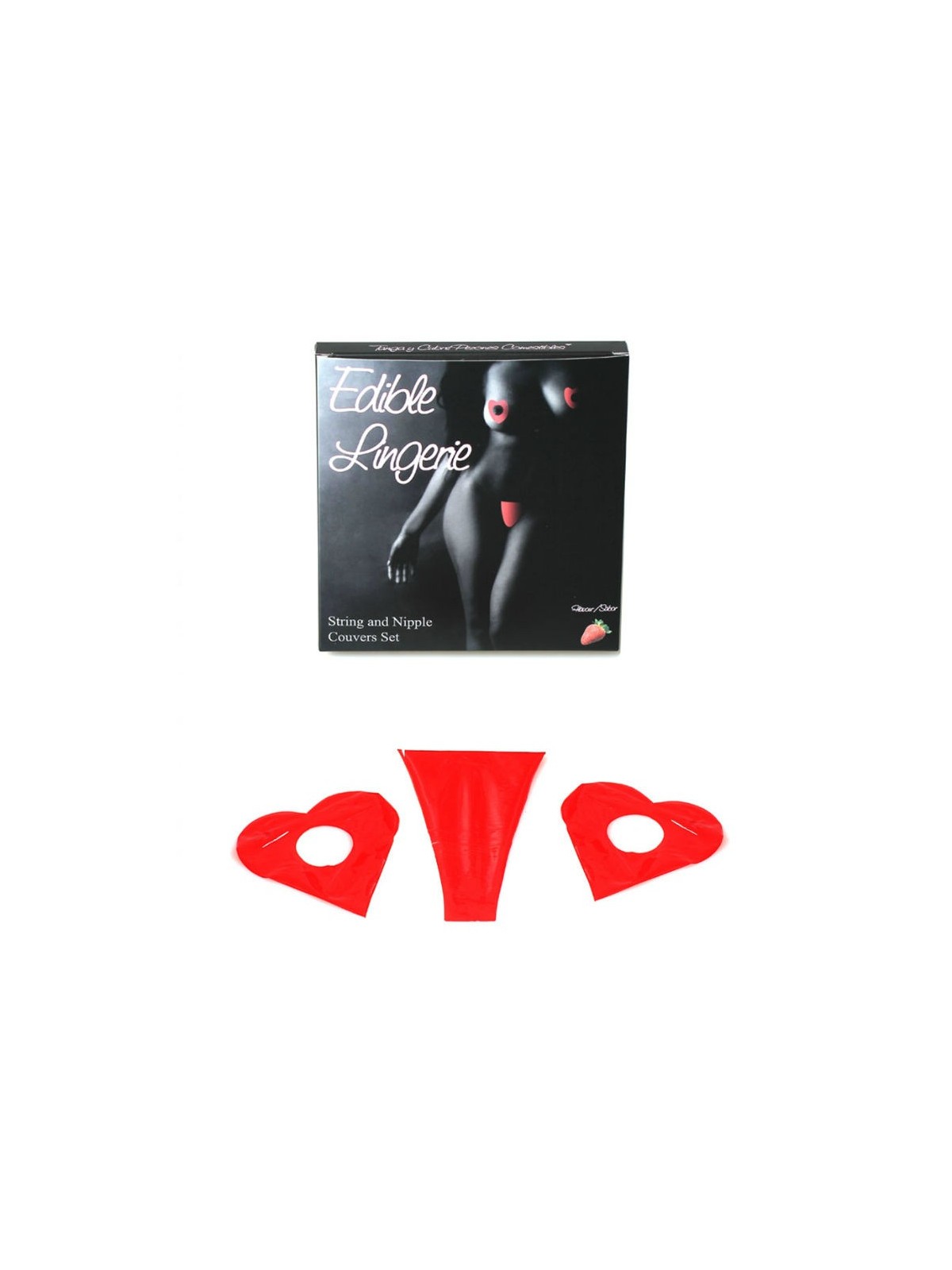 Secretplay Tanga & Cubre Pezones Comestibles - Comprar Lencería comestible Secretplay - Lencería erótica comestible (1)