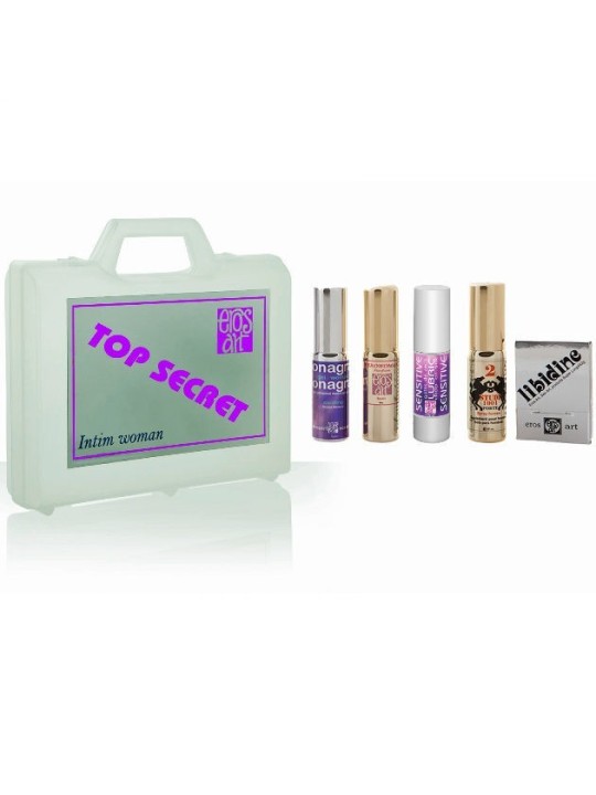 Kit Top Secret Orgásmico Unisex - Comprar Kit masaje erótico Eros-Art - Potenciadores de erección (2)