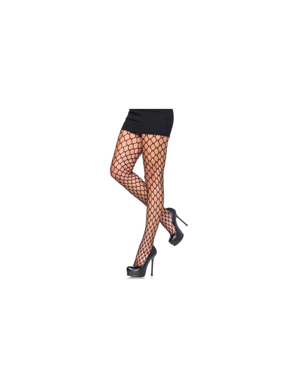 Leg Avenue Pantyhouse Negro Red Ancha - Comprar Medias sexy Leg Avenue - Medias sexys (1)