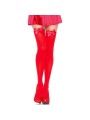 Leg Avenue Medias Rojas Con Lazo Rojo - Comprar Medias sexy Leg Avenue - Medias sexys (1)