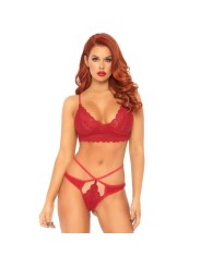 Leg Avenue Set 2 Piezas Con Tanga Doble Tiranta - Comprar Conjunto sexy 2 pzas Leg Avenue - Conjuntos eróticos 2 piezas (1)