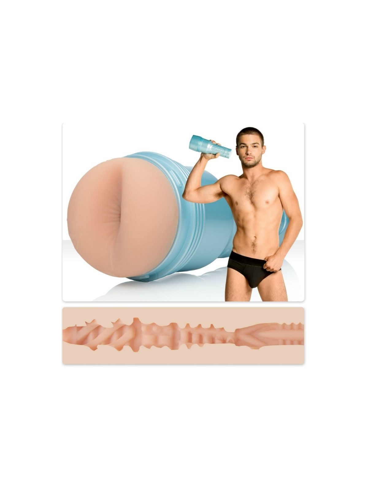 Fleshjack Masturbador Johnny Rapid Ano - Comprar Réplica pornstar Fleshlight - Réplicas actrices & actores (1)