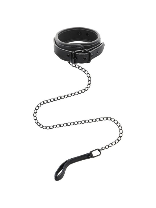 Fetish Submissive Collar Con Cadena - Comprar Collar BDSM Fetish Submissive - Collares BDSM (1)