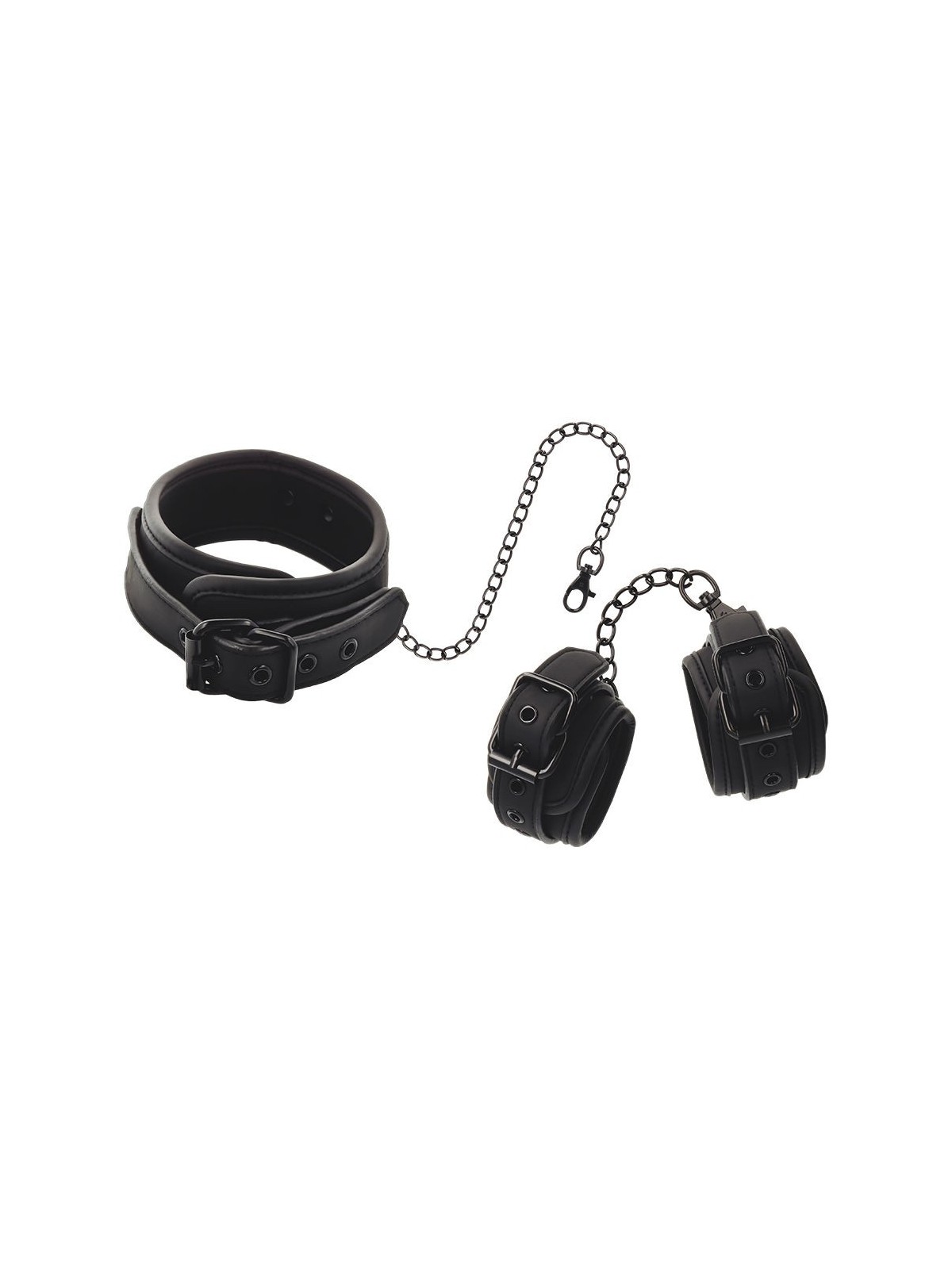 Fetish Submissive Collar & Esposas Cuero Vegano - Comprar Collar BDSM Fetish Submissive - Collares BDSM (1)