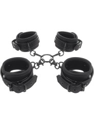 Fetish Submissive Set Esposas Manos & Tobillos - Comprar Restricción cama Fetish Submissive - Restricciones bondage (1)