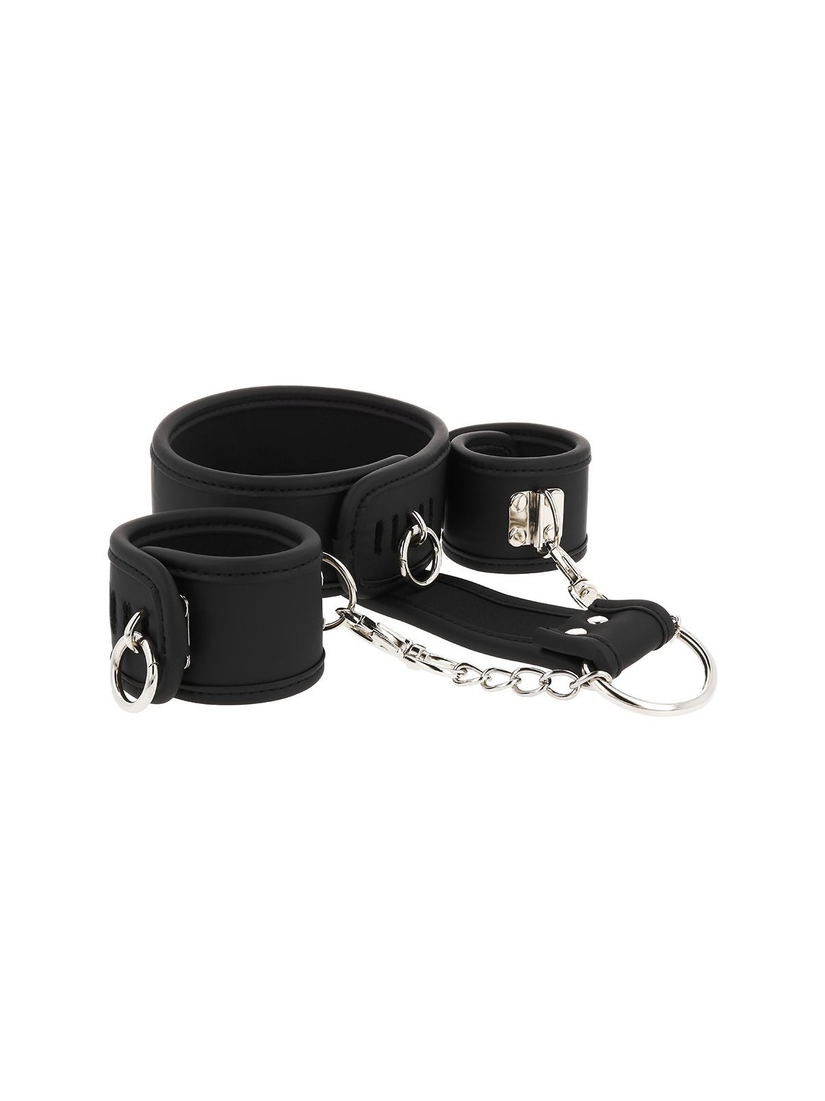 Fetish Submissive Collar & Esposas Cuero Vegano - Comprar Collar BDSM Fetish Submissive - Collares BDSM (1)