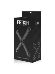 Fetish Submissive Unión Esposas Cuero Vegano - Comprar Restricción cama Fetish Submissive - Restricciones bondage (3)