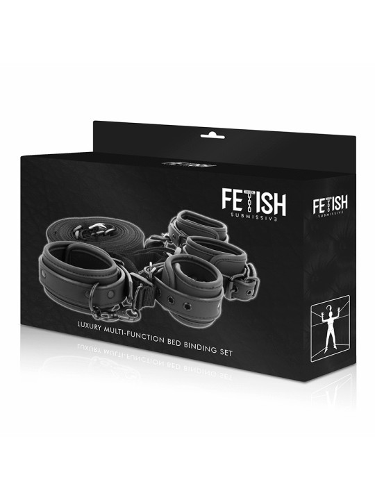 Fetish Submissive Set De Esposas & Ataduras - Comprar Restricción cama Fetish Submissive - Restricciones bondage (4)