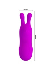 Pretty Love Smart Dedal Recargable Con Rabbit - Comprar Dedo vibrador Pretty Love - Vibradores de dedo (3)