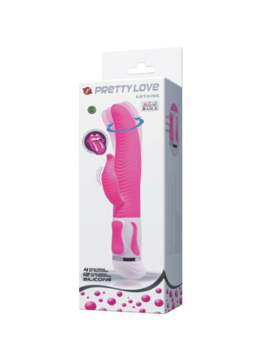 Pretty Love Flirt Antoine Vibrador Rotación - Comprar Conejito rotador Pretty Love - Conejito rampante (4)