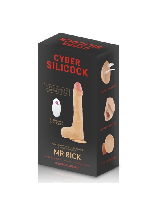 Cyber Silicock Realístico Control Remoto Mr Rick - Comprar Vibrador realista Cyber Silicock - Vibradores realísticos (4)