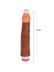 Waves Of Pleasure Vibrador Realístico Marrón 23 cm - Comprar Vibrador realista Baile - Vibradores realísticos (4)