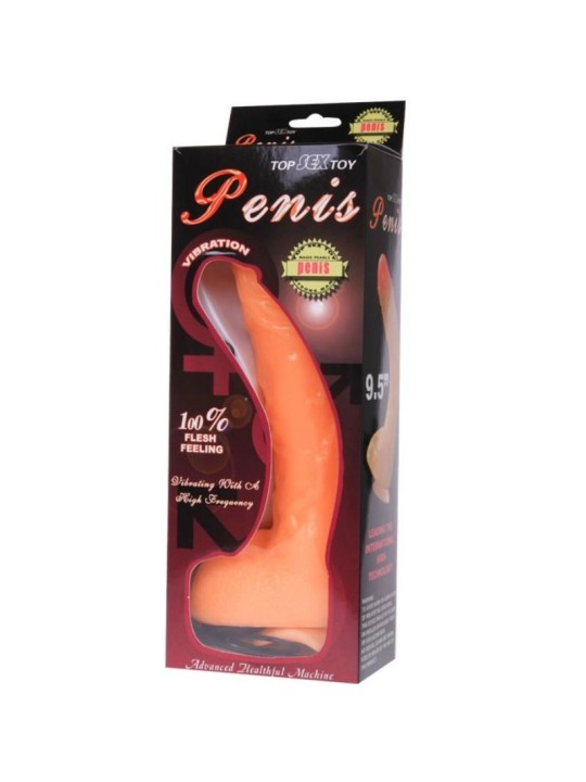 Penis Vibration Dildo Con Vibración Sensacion Realística - Comprar Vibrador realista Baile - Vibradores realísticos (3)