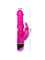 Waves Of Pleasure Fantasy Vibrador Con Rabbit 23 cm - Comprar Conejito vibrador Baile - Conejito rampante (3)