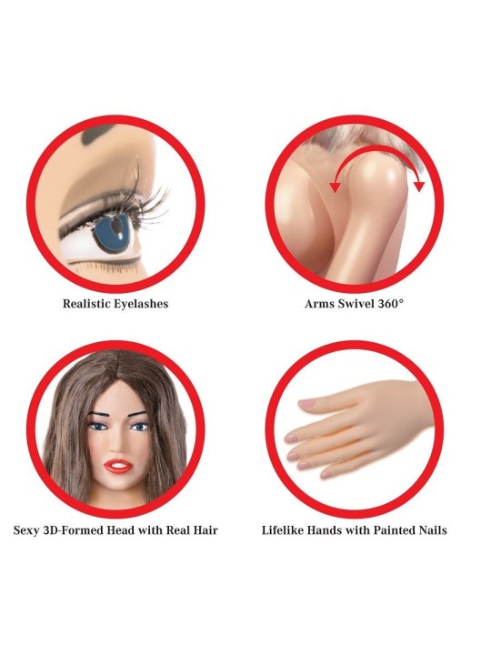 Extreme Toyz Agent 69 - Comprar Muñeca sexual Extreme Dollz - Muñecas sexuales (3)