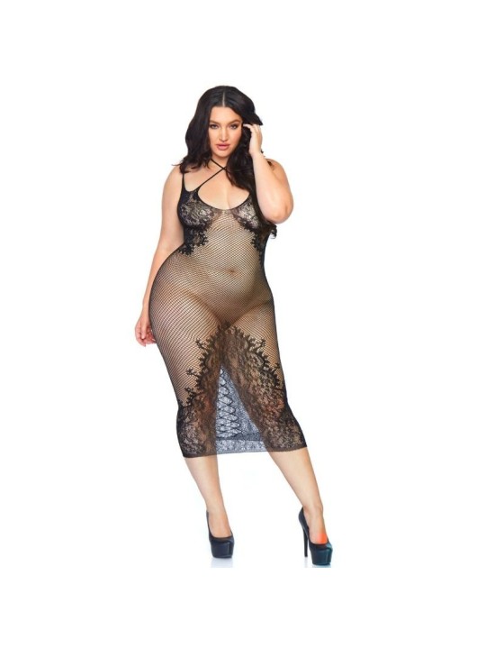 Leg Avenue Vestido En Cuerpo De Red 1X/2X - Comprar Bodystocking sexy Leg Avenue - Redes catsuits (1)