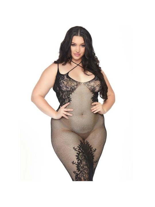 Leg Avenue Vestido En Cuerpo De Red 1X/2X - Comprar Bodystocking sexy Leg Avenue - Redes catsuits (2)