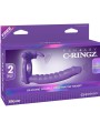 Fantasy C-Ringz Anillo Doble Penetración Con Rabbit - Comprar Arnés dildo sexual Fantasy C-Ringz - Arneses sexuales (4)