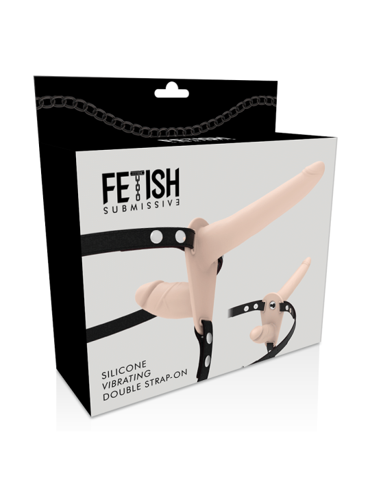 Fetish Submissive Arnés Doble Penetración Vibrador Up - Comprar Arnés doble sexual Fetish Submissive - Arneses sexuales (5)