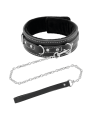 Darkness Collar Leather Con Correa Alta Calidad - Comprar Collar BDSM Darkness - Collares BDSM (1)