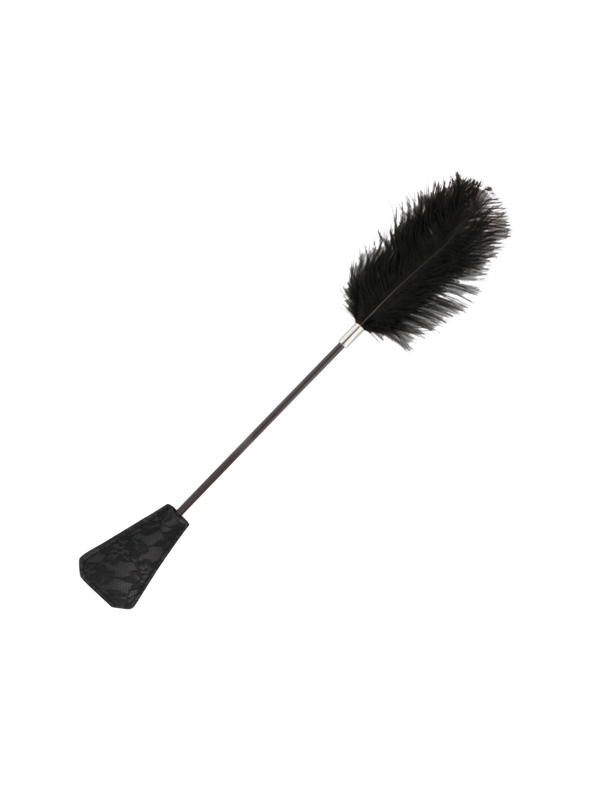 Darkness Fusta Con Pluma Love Negro 56 cm - Comprar Fusta sexual Darkness - Fustas eróticas (1)