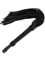 Darkness Látigo Bondage Negro 42 cm Leather - Comprar Látigo sexual Darkness - Látigos sexuales (1)