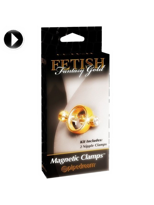 Fetish Fantasy Gold Pinzas Para Pezones - Comprar Pinzas pezones BDSM Fetish Fantasy - Pinzas para pezones (3)