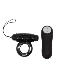 Baile Anillo Control Remoto Negro 20V - Comprar Anillo vibrador pene Baile - Anillos vibradores pene (1)