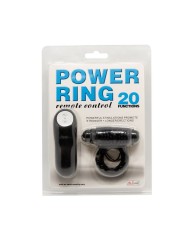 Baile Anillo Control Remoto Negro 20V - Comprar Anillo vibrador pene Baile - Anillos vibradores pene (4)