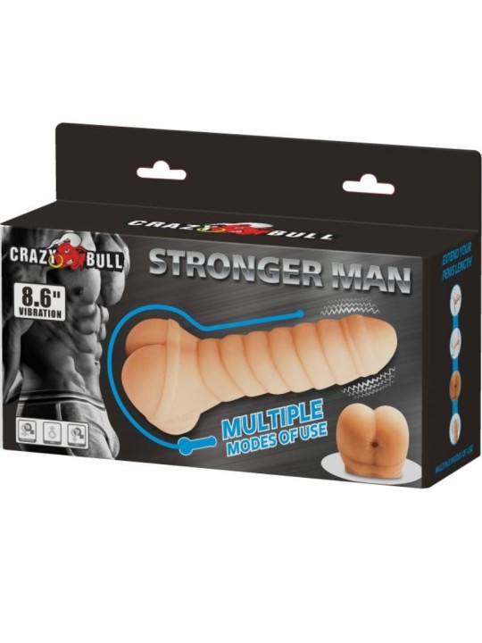 Crazy Bull Pene Multifuncional 21.8 cm - Comprar Manga masturbadora Crazy Bull - Mangas masturbadoras (4)