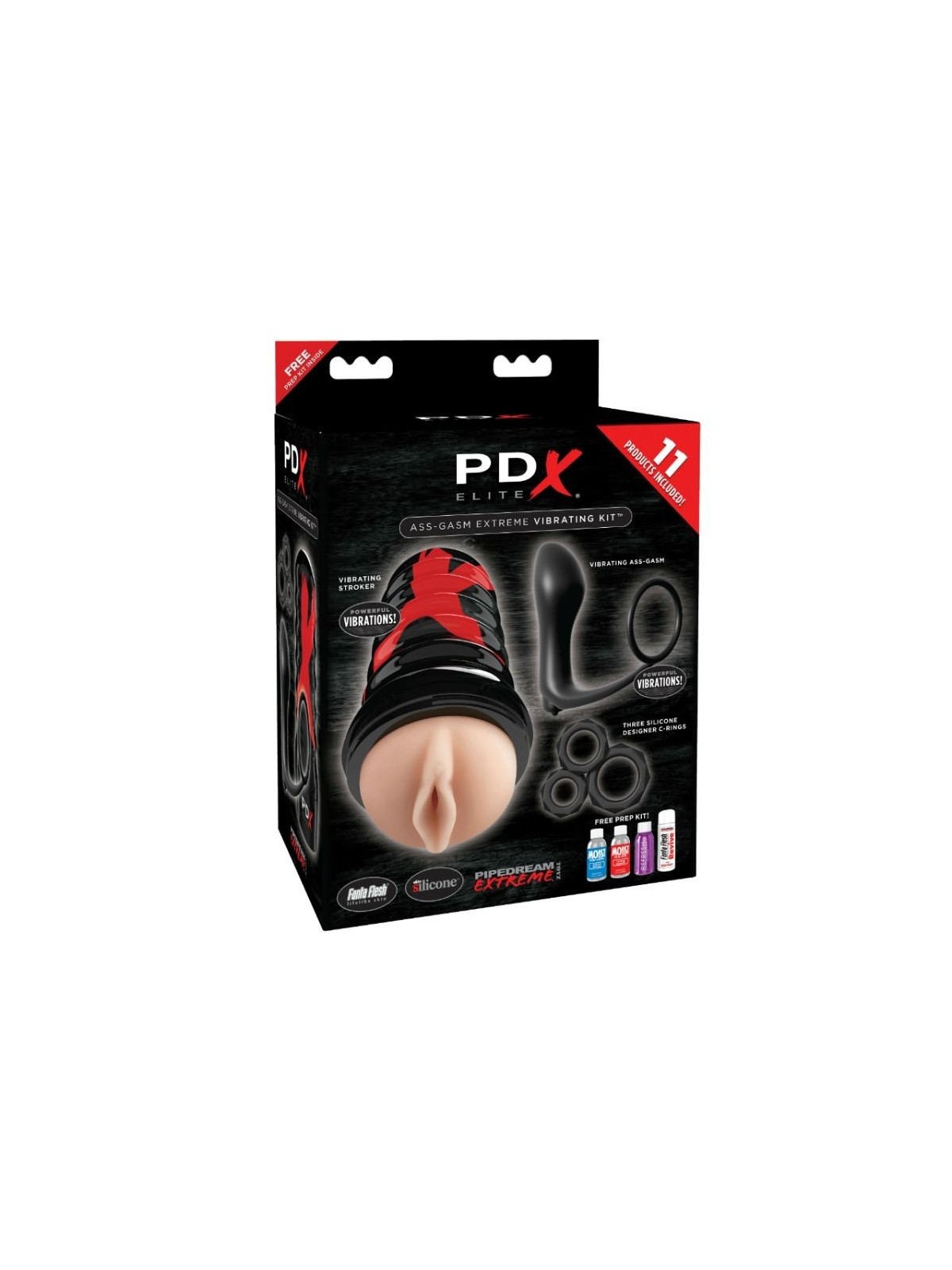 PDX Elite Kit Ass-Gasm Explosión Diseño Vagina - Comprar Kit erótico pareja Pdx Elite - Packs eróticos (1)