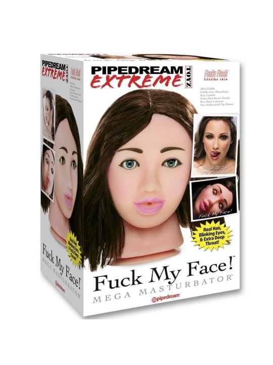 Extreme Toyz Fuck Me Mega Masturbador Cara - Comprar Muñeca sexual Extreme Toyz - Muñecas sexuales (3)