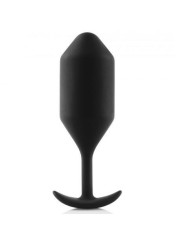 B-Vibe Snug Plug Anal 4 Negro - Comprar Plug anal B-Vibe - Plugs anales (1)