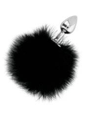 Darkness Extra Buttplug Anal Con Cola Negro 7 cm - Comprar Plug anal Darkness - Plugs anales (1)